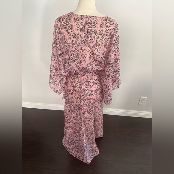 Maje Metallic paisley-print jacquard maxi dress size 40 Large - Picture 6 of 8
